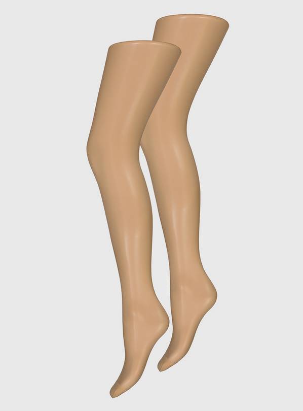 Buy Caramel Nude 15 Denier Gloss Tights 2 Pack S Tights Tu